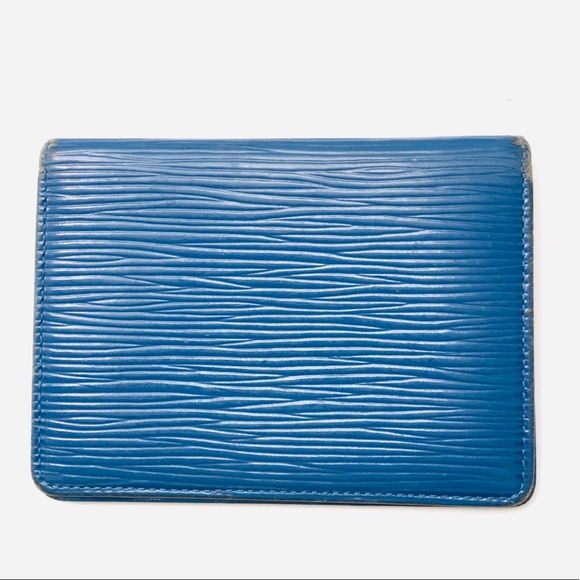 LOUIS VUITTON Toledo Blue Epi Business Cardholder - Picture 2 of 8